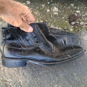 Stacy Adams Black Dress Style Shoes 11